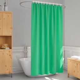 1 Cortina Box Banheiro PVC Grossa Antimofo Ilhós Vd 140x200 - 1