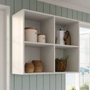 Ver imagem 1 de Armário Aéreo Planejado Nicho 80cm Marselha Cabecasa Madeiraoriginals Branco