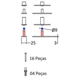 Dobradica Pivotante Stam - 3