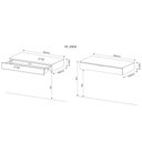 Ver imagem 4 de Gaveta Suspensa com 1 Gaveta Tecno Mobili - Branco