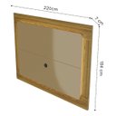 Ver imagem 4 de Painel para Tvs até 75 Polegadas Oslo 220cm Província Grigio Gloss Freijo