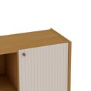 Ver imagem 4 de Balcão Adega 100% Mdf Molduras em Ângulo 45° Pés em Madeira Maciça