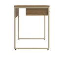 Ver imagem 6 de Mesa Escrivaninha Voss 1,2 X X 1 Gaveta 120cm Industrial Freijó E Champanhe