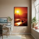 Ver imagem 2 de Quadro Decorativo Ipanema-70x50cm:moldura Branca