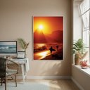 Ver imagem 1 de Quadro Decorativo Ipanema-70x50cm:moldura Branca