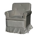 Ver imagem 3 de Poltrona Laura Amamentação Balanço Mais Puff - Quarto Bebê Amamentação - Veludo - Estopar Laura Mais