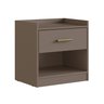 Mesa de Cabeceira 1 Gaveta 1 Nicho 54cm X 54cm X 39cm - 2
