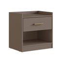 Ver imagem 2 de Mesa de Cabeceira 1 Gaveta 1 Nicho 54cm X 54cm X 39cm