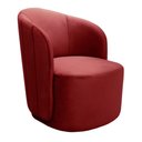 Ver imagem 1 de Poltrona Stela Cor:Suede Bordô 110