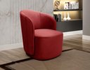 Ver imagem 2 de Poltrona Stela Cor:Suede Bordô 110