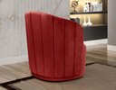 Ver imagem 4 de Poltrona Stela Cor:Suede Bordô 110