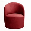 Ver imagem 3 de Poltrona Stela Cor:Suede Bordô 110