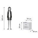 Ver imagem 3 de Mesa de Cabeceira 1 Gaveta 1 Nicho 54cm x 39cm Branco