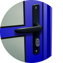 Ver imagem 3 de Porta Alumínio Vidrão D.Azul 90 V.Boreal Brimak