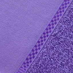 Toalha de Banho Artesanato Arteira Pintar Bordar Ponto Russo Perfeito Estilo Roxo - 2