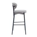 Ver imagem 4 de Banqueta Eva Tecido 94cm x 49cm x 48,5cm Cinza