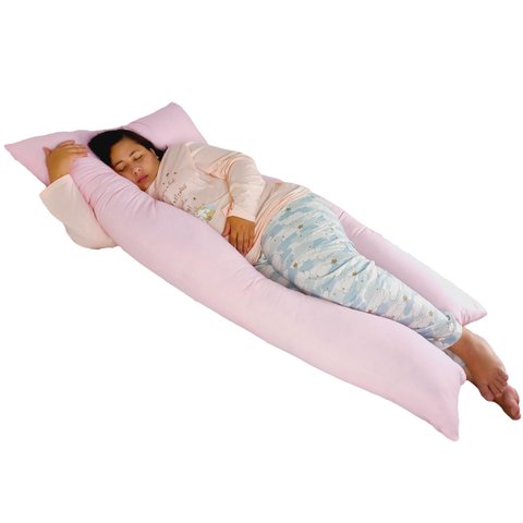 Travesseiro Gigante 170x80cm Happy Line - Rosa