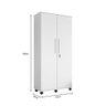 Armário Organizador Multiuso De 2 Portas Gold Branco - Cor: Branco - 2