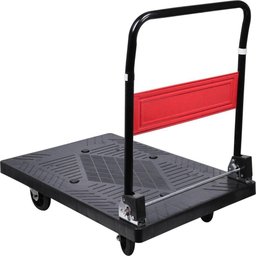 Carrinho Plataforma 300kg Base Plástica Worker - 3