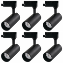 Ver imagem 1 de Kit 6 Spot Led Mr16 para Trilho Eletrificado Preto 110/220v 6500k Frio