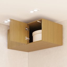 Ponte Canto Linear Modular 96cm 1 Porta Jade Cabecasa Madeiramadeira - 2