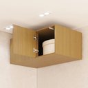 Ver imagem 2 de Ponte Canto Linear Planejada 96cm 1 Porta Jade CabeCasa MadeiraOriginals Amarelo/Avelã