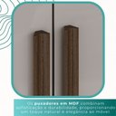 Ver imagem 4 de Guarda-Roupa Dubai 6 Portas 8 Gavetas MDF Mais Móveis