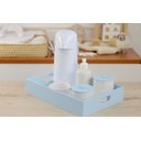 Ver imagem 1 de Kit Higiene Porcelana Bebê + Bandeja + Térmica - Azul K064