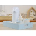 Ver imagem 2 de Kit Higiene Porcelana Bebê + Bandeja + Térmica - Azul K064