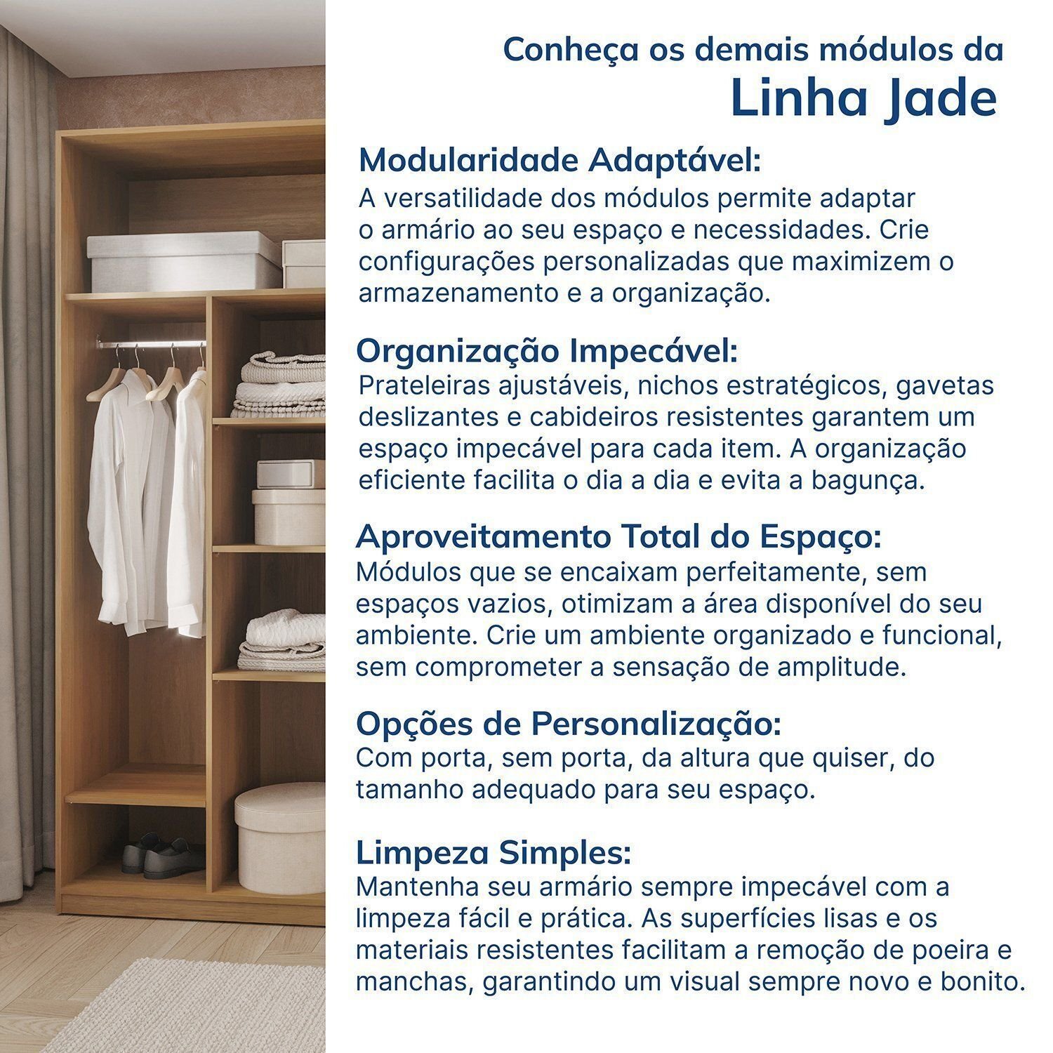Ponte Canto Linear Modular 96cm 1 Porta Jade Cabecasa Madeiramadeira - 10