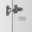 Ver imagem 5 de Ponte Canto Linear Planejada 96cm 1 Porta Jade CabeCasa MadeiraOriginals Branco/Fosco