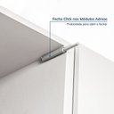 Ver imagem 4 de Ponte Canto Linear Modular 96cm 1 Porta Jade CabeCasa MadeiraOriginals Branco/Fosco