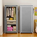 Ver imagem 6 de Mini Closet Dobrável com Capa de Tecido 1 Porta Cor Cinza