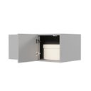 Ver imagem 6 de Ponte Canto Linear Planejada 96cm 1 Porta Jade CabeCasa MadeiraOriginals Cinza/Urbano