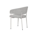 Ver imagem 7 de Cadeira para Sala de Jantar Estofada Bari Bouclé