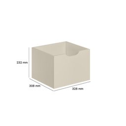 Kit 3 Gavetas Organizadoras 32,8cm X 30,8cm X 23,2cm - 3