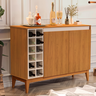 Aparador Monaco Cor Nature com Off White - 1