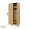 Módulo de Canto Linear Closet sem Porta Jade CabeCasa MadeiraOriginals - 2