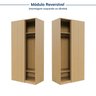 Módulo de Canto Linear Closet sem Porta Jade CabeCasa MadeiraOriginals - 7
