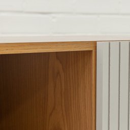 Rack para Tv até 65 Pol 100% Mdf Molduras 45° 2 Portas e Pés em Madeira Maciça - 9