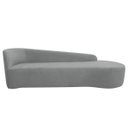 Ver imagem 3 de Kit Divã Recamier Orgânico França 220cm Lado Direito e Poltrona Amore Bouclé