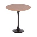Ver imagem 1 de Mesa Saarinen Lateral Freijó 42cm - Base Preta