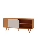 Ver imagem 4 de Rack Ripado para Tv até 55 Polegadas 1 Porta de Correr com Detalhe Orgânico