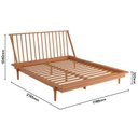 Ver imagem 3 de Cama Queen em Madeira Maciça Nordik Marrom/Caramel