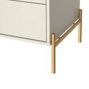Ver imagem 4 de Mesa de Cabeceira 2 Gavetas Jasper 64 cm Branco