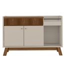 Ver imagem 3 de Aparador Buffet Para Sala De Jantar 02 Portas 01 Gaveta Mateo L05 Freijó Off White - Lyam Decor