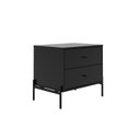 Ver imagem 4 de Mesa de Cabeceira 2 Gavetas Jasper 64 cm Preto