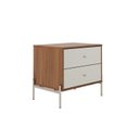 Ver imagem 2 de Mesa de Cabeceira 2 Gavetas 64 cm Jasper Branco