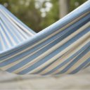 Ver imagem 3 de Rede de Descanso Premium Terra e Sol Azul Bebê Listrada com Bege