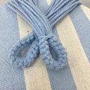 Ver imagem 4 de Rede de Descanso Premium Terra e Sol Azul Bebê Listrada com Bege